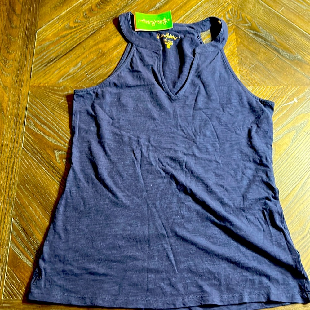 NWT Lilly Pulitzer Arya Tank in Navy